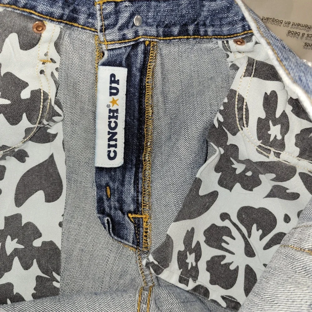 Cinch Jeans Mens 35x29 Blue Relaxed Fit Straight Leg Denim MB92834 003